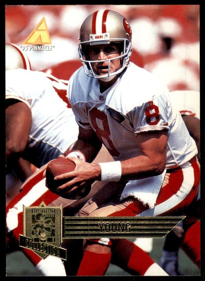 1995 Pinnacle Club Collection Football Steve Young #6 PSA 6
