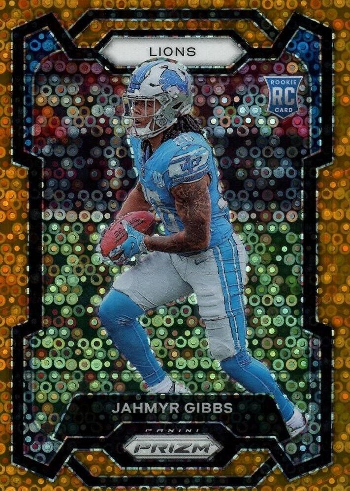 2023 Panini Prizm Football Disco Jahmyr Gibbs #331