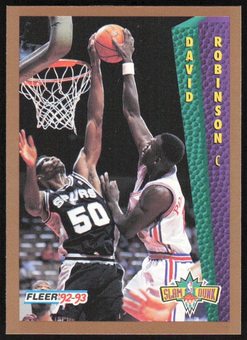 1992 Fleer Basketball David Robinson #288 PSA 9