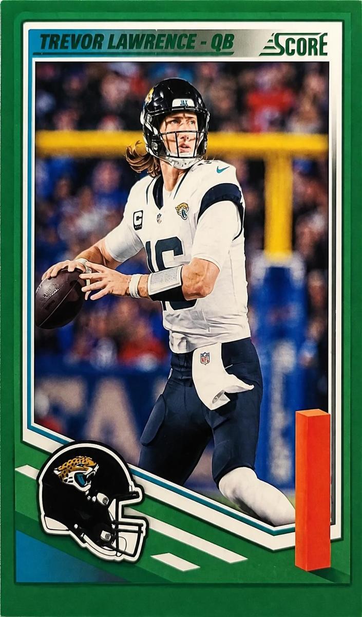 2025 Panini Score Football Green Trevor Lawrence #272