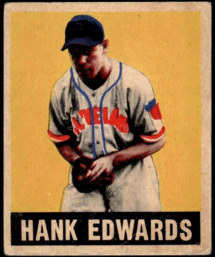 1948 Leaf Baseball Hank Edwards #72