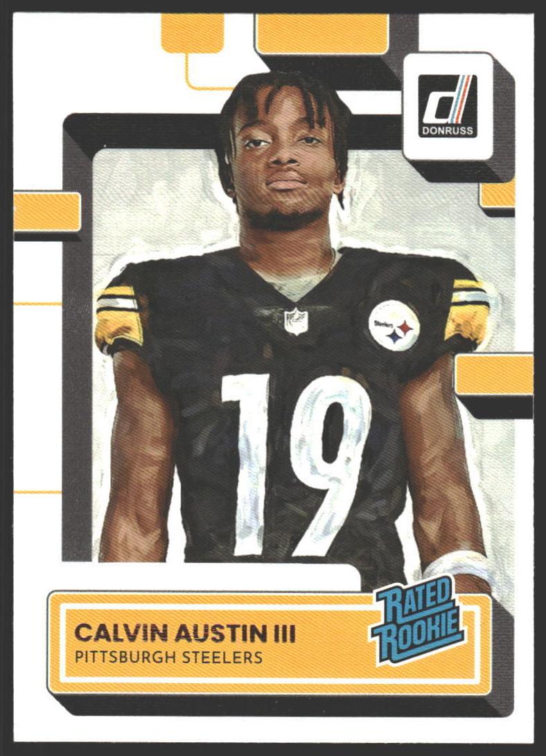 2022 Panini Donruss Football Canvas Calvin Austin III #336