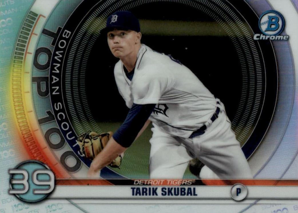 2020 Bowman Baseball Tarik Skubal #BTP-39