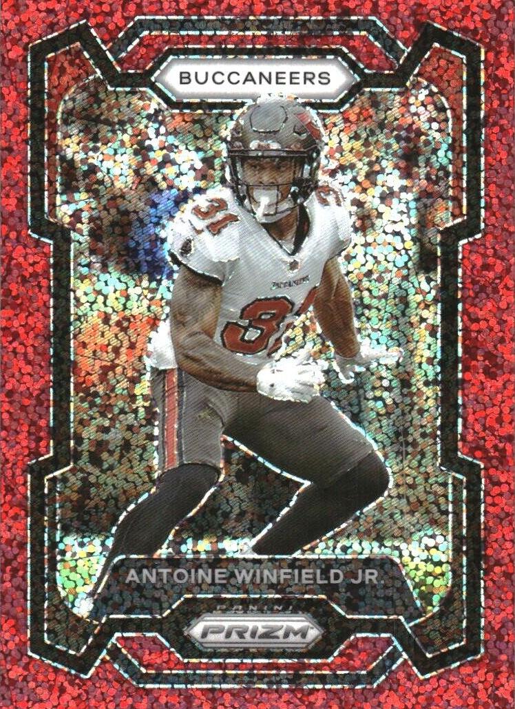 2023 Panini Prizm Football Red Sparkle Antoine Winfield Jr. #275