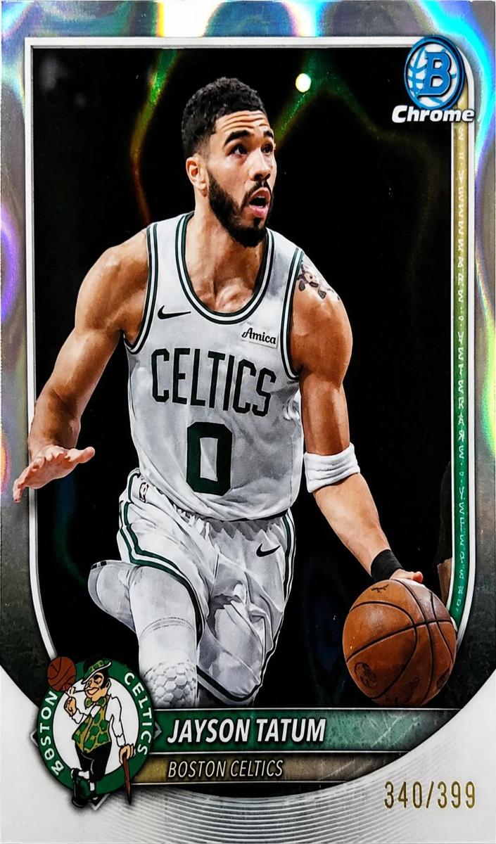 2025 Bowman Basketball Lava Refractor Jayson Tatum #BCV-56
