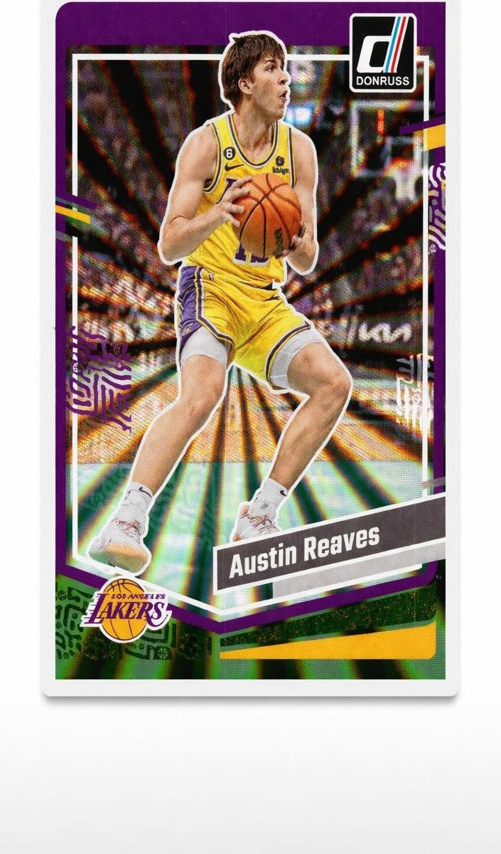 2023 Panini Donruss Basketball Holo Green Laser Austin Reaves #18 SGC 9.5