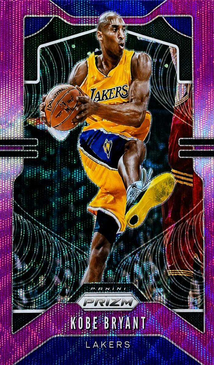 2019 Panini Prizm Basketball Purple Wave Kobe Bryant #8 PSA 10