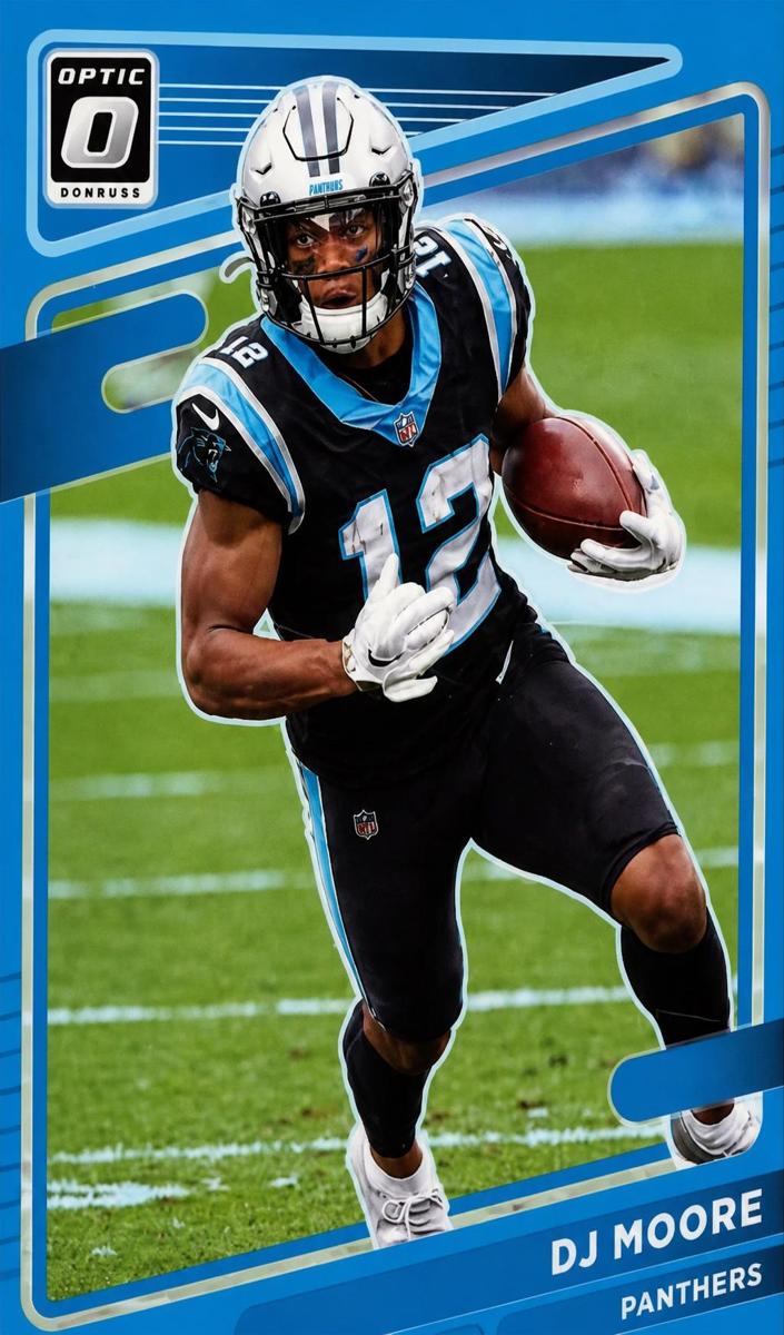 2021 Donruss Optic Football Aqua DJ Moore #157