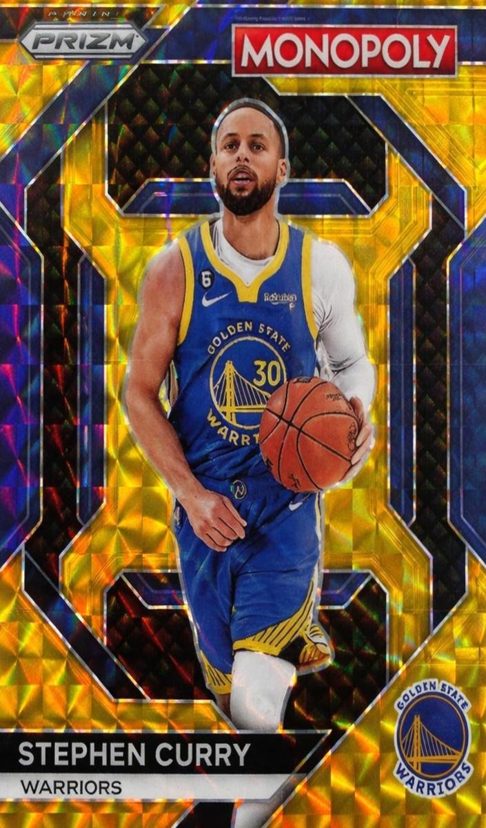 2023 Panini Prizm Monopoly Basketball Gold Stephen Curry #PS8 PSA 8.5