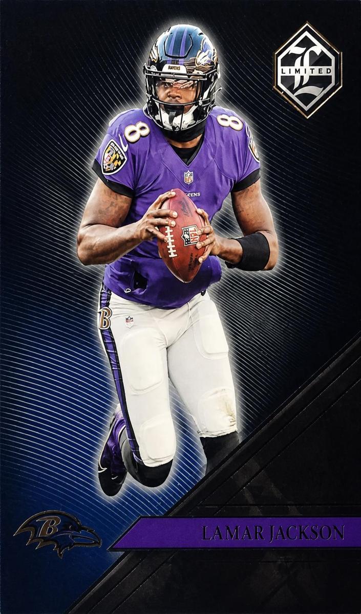 2022 Panini Limited Football Lamar Jackson #9 SGC 8.5