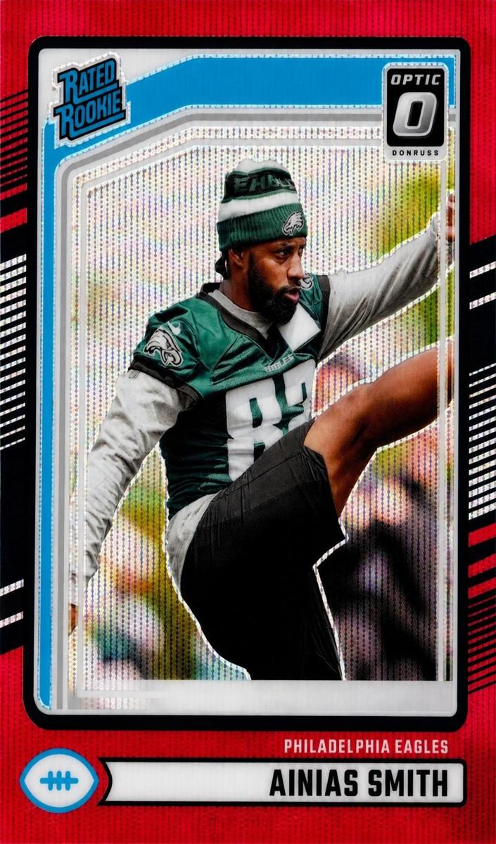2024 Panini Donruss Football Red Wave Ainias Smith #365
