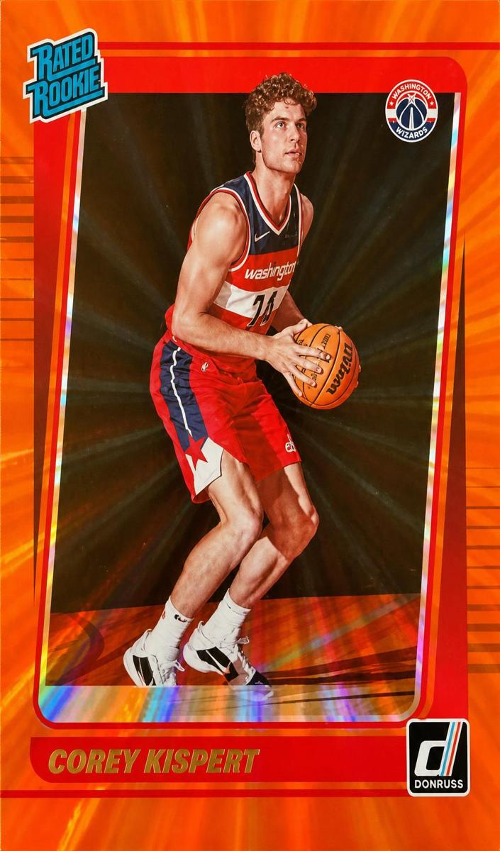 2021 Panini Donruss Basketball Holo Orange Laser Corey Kispert #233