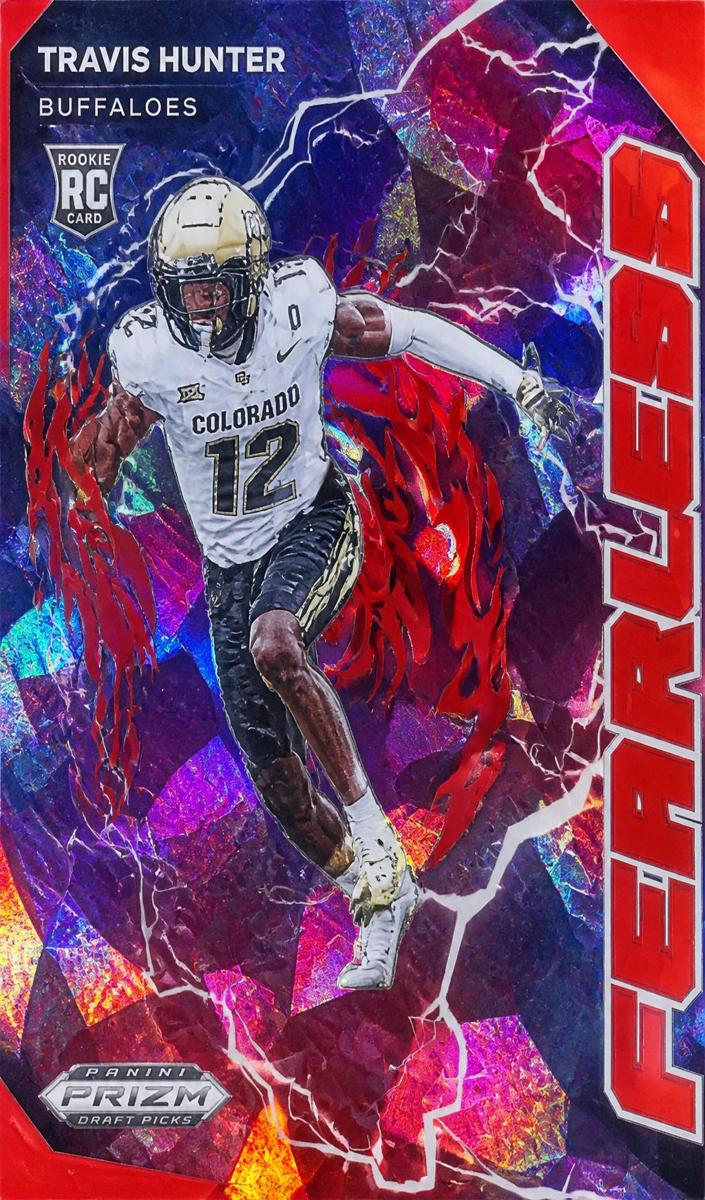 2025 Panini Prizm Draft Picks Football Red Ice Travis Hunter #F-THR