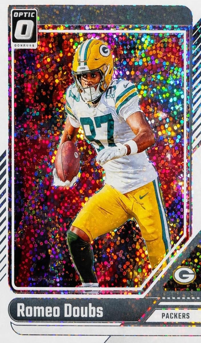 2024 Donruss Optic Football White Sparkle Romeo Doubs #72