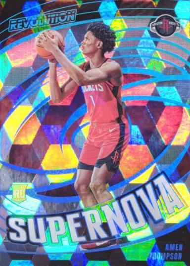 2023 Panini Revolution Basketball Cubic Amen Thompson #7 PSA 8.5
