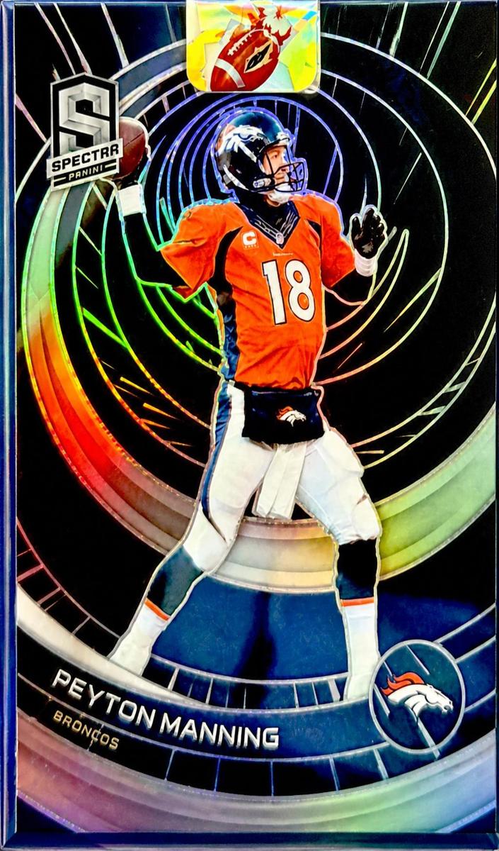 2023 Panini Spectra Football Hyper Peyton Manning #27 PSA 10