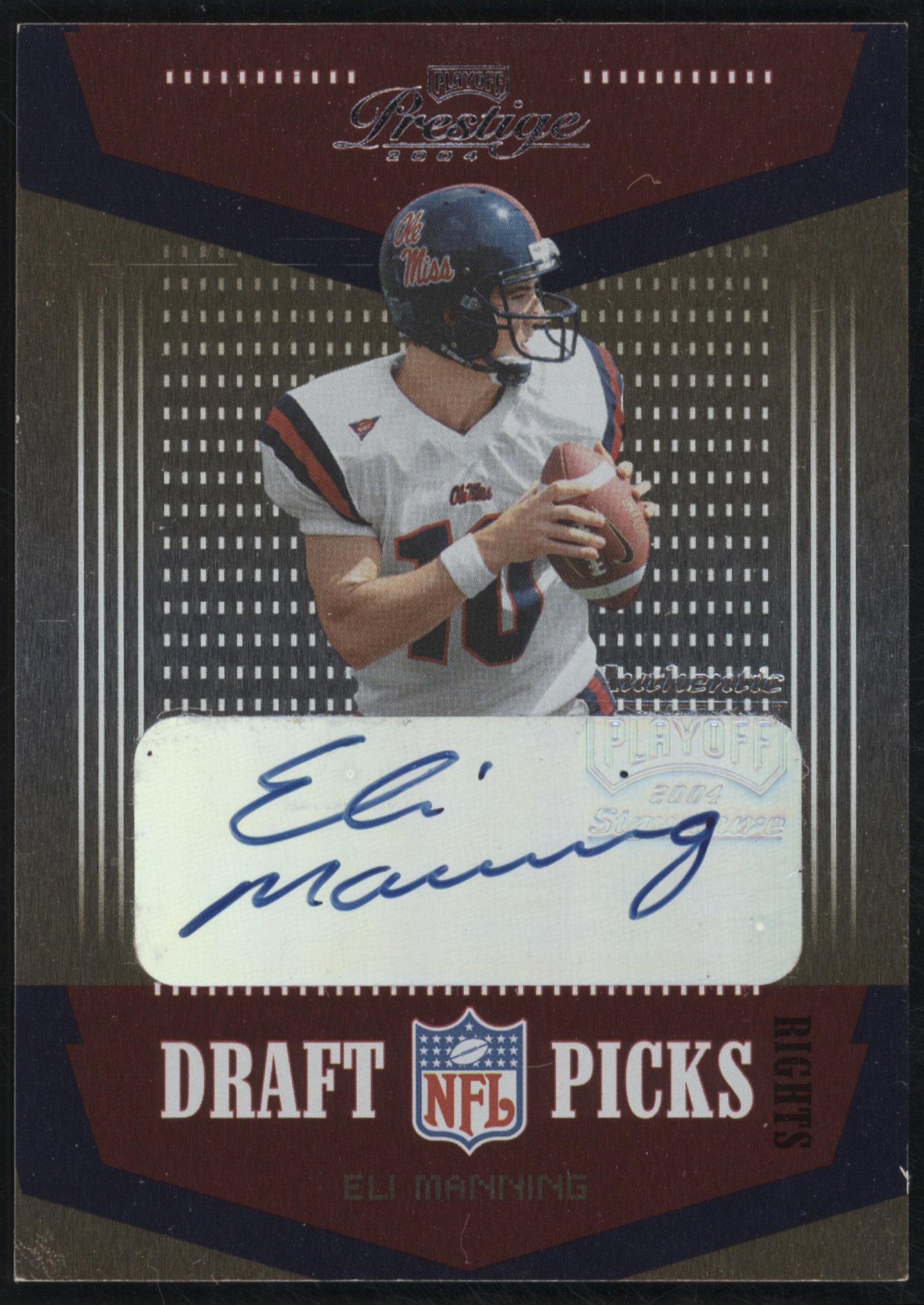 2004 Playoff Prestige Football Eli Manning #DP-2 BGS 8.5