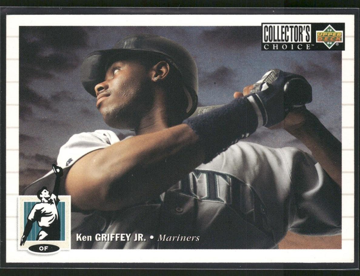 1994 Upper Deck Collector's Choice Baseball Gold Signature Ken Griffey Jr. #117 PSA 7