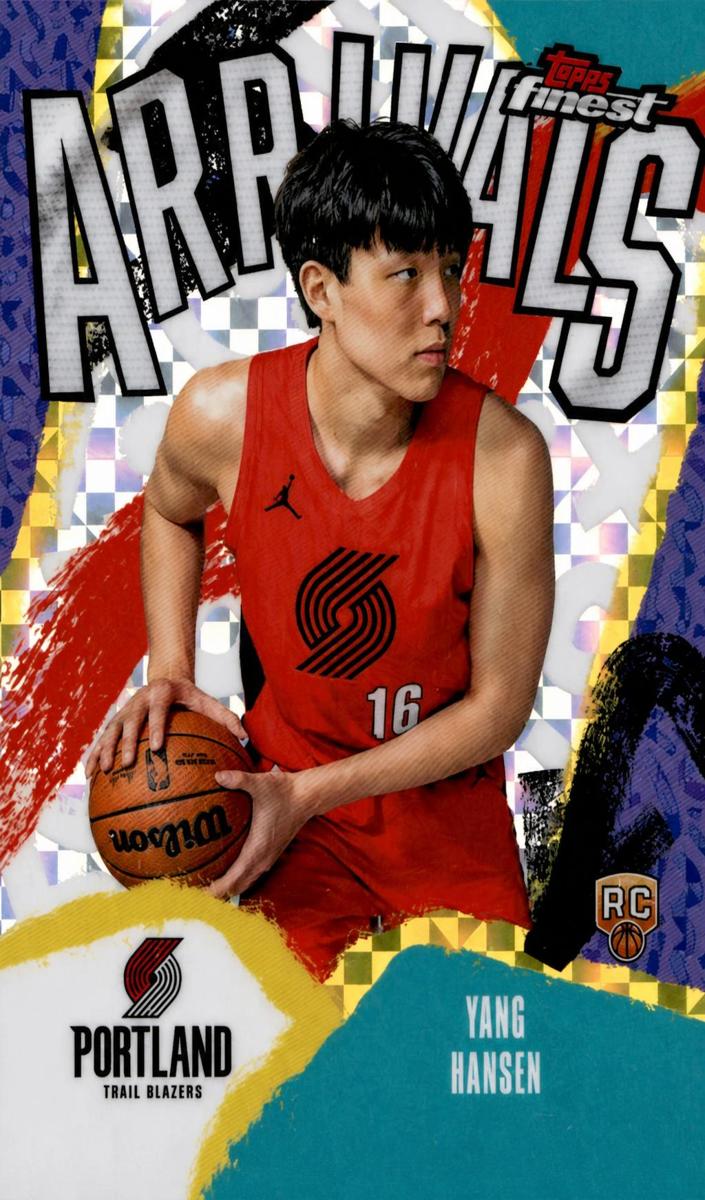 2025 Topps Finest Basketball X-Fractor Yang Hansen #A-16 PSA 10