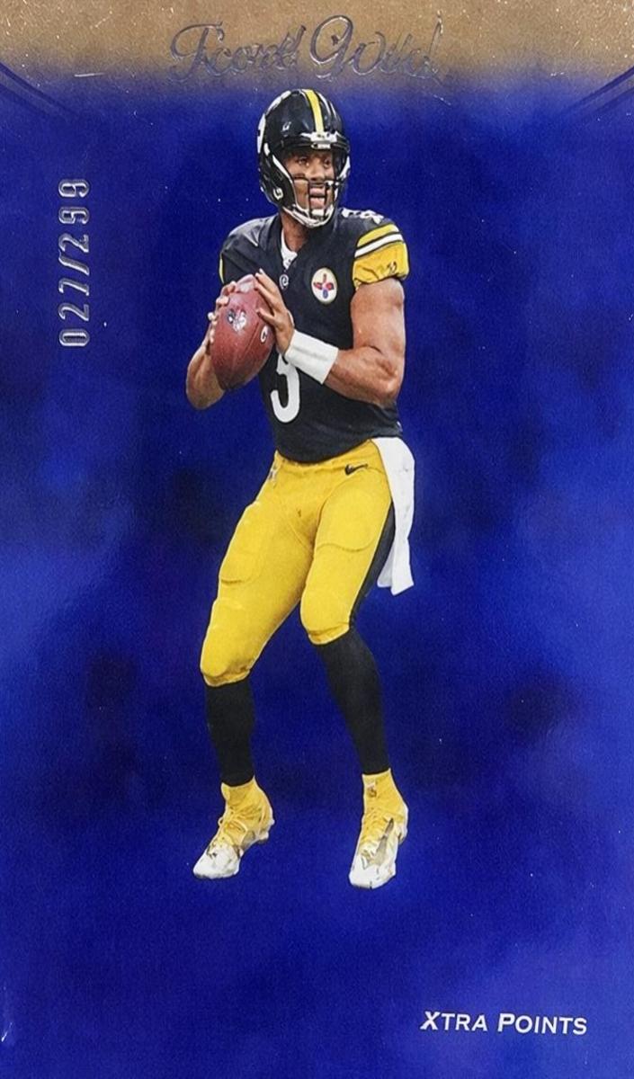 2024 Panini Prestige Football Blue Xtra Points Russell Wilson #247