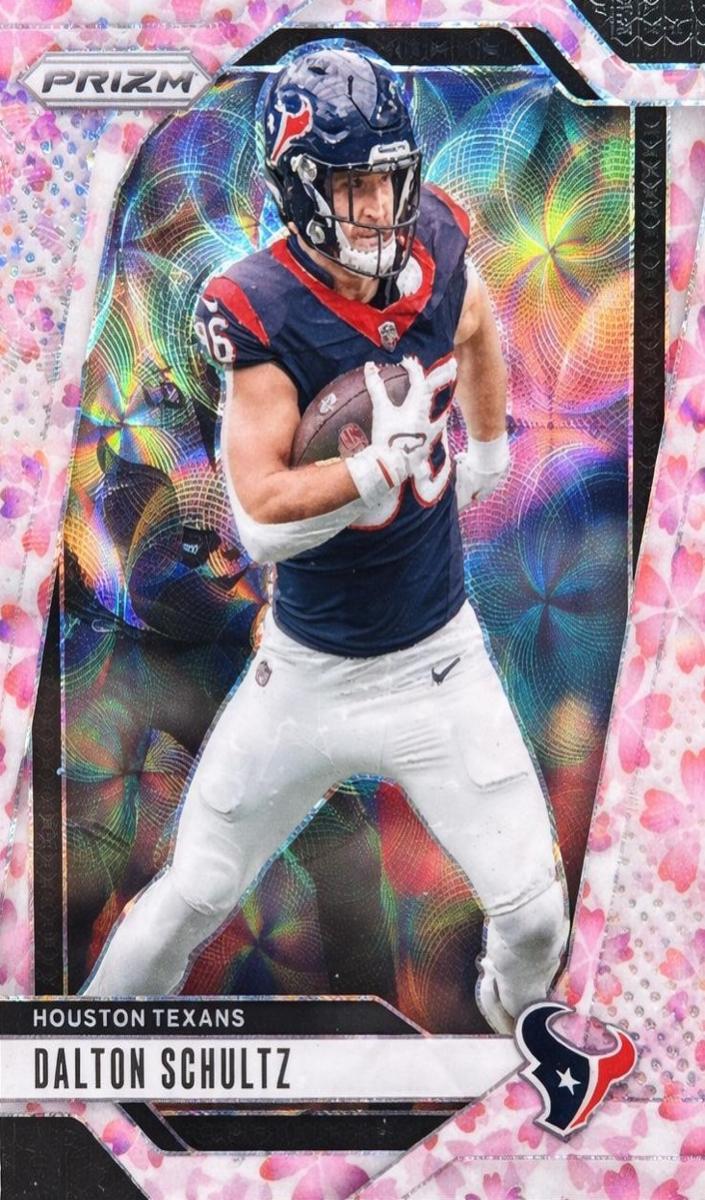2024 Panini Prizm Football Choice Cherry Blossom Dalton Schultz #115 PSA 7.5