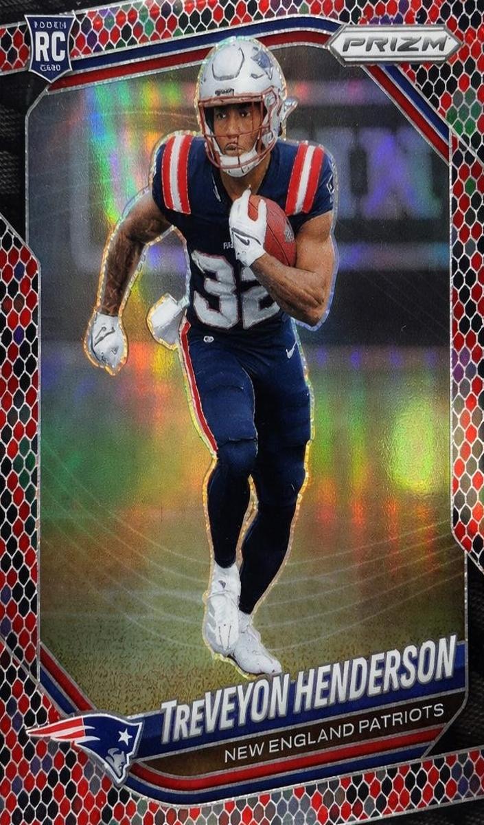 2025 Panini Prizm Football Snakeskin TreVeyon Henderson #343