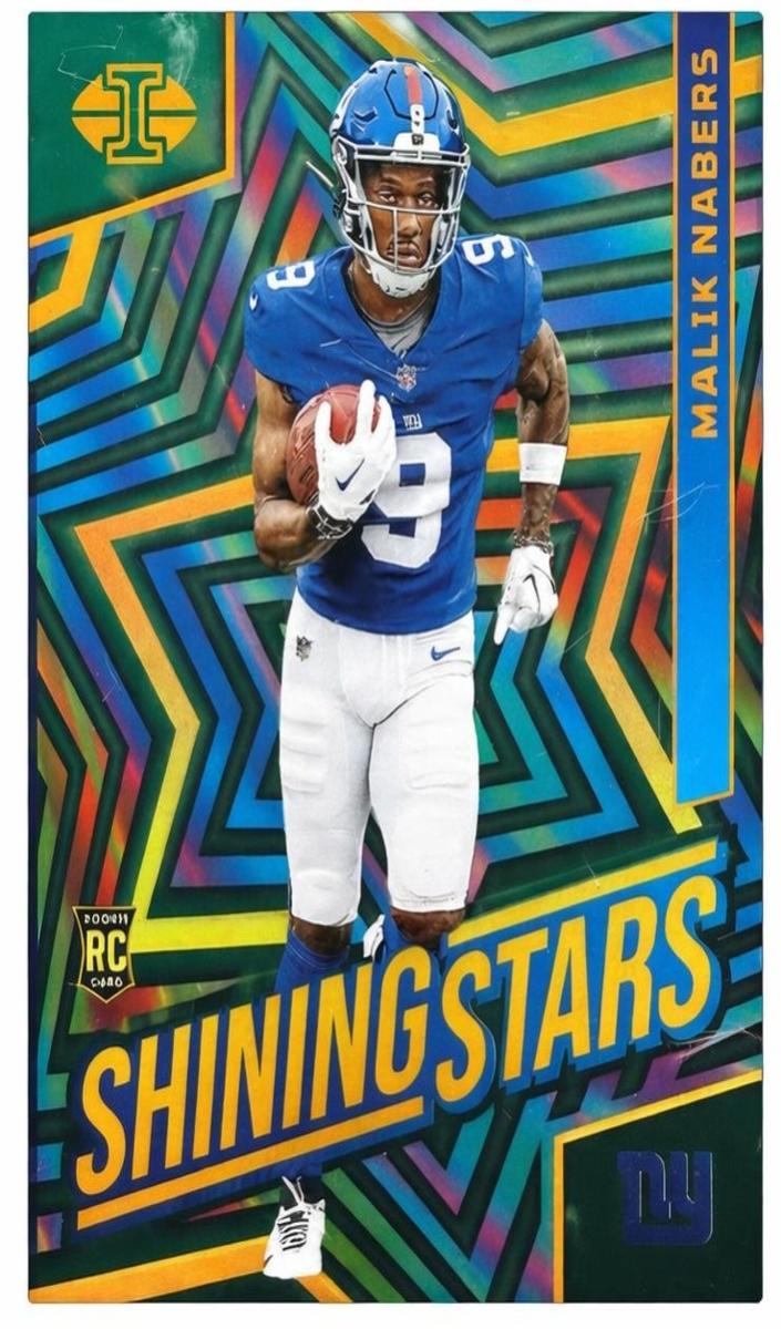 2024 Panini Illusions Football Green Malik Nabers #5