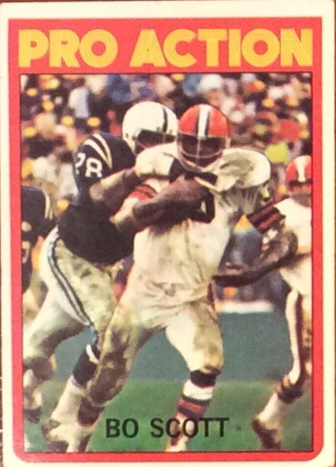 1972 Topps Football Bo Scott #123 PSA 7.5