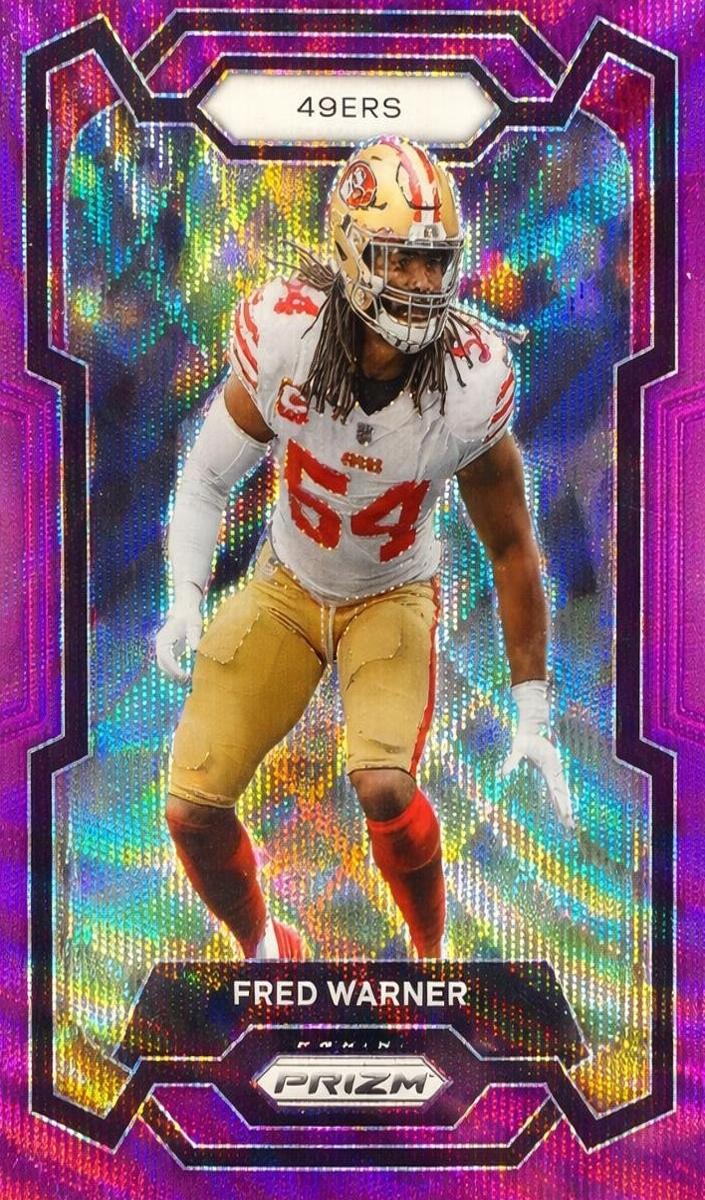 2023 Panini Prizm Football Purple Wave Fred Warner #270