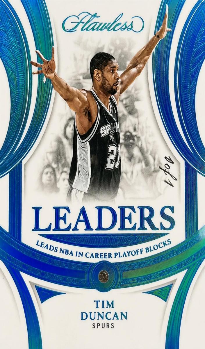 2024 Panini Flawless Basketball Platinum Tim Duncan #168