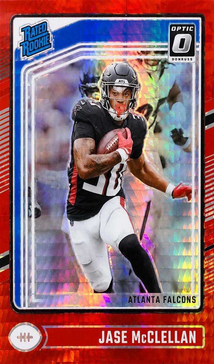 2024 Donruss Optic Football Red Hyper Jase McClellan #243