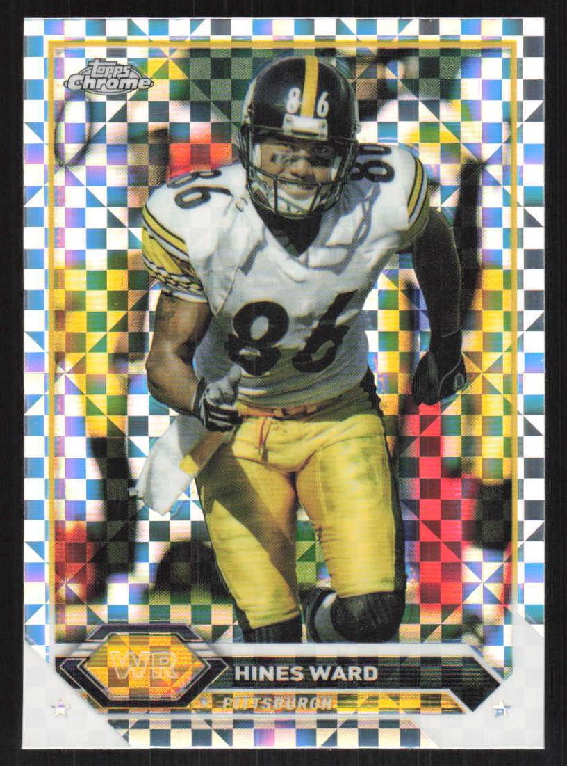 2023 Topps Composite Football X-Fractor Hines Ward #8 PSA 10