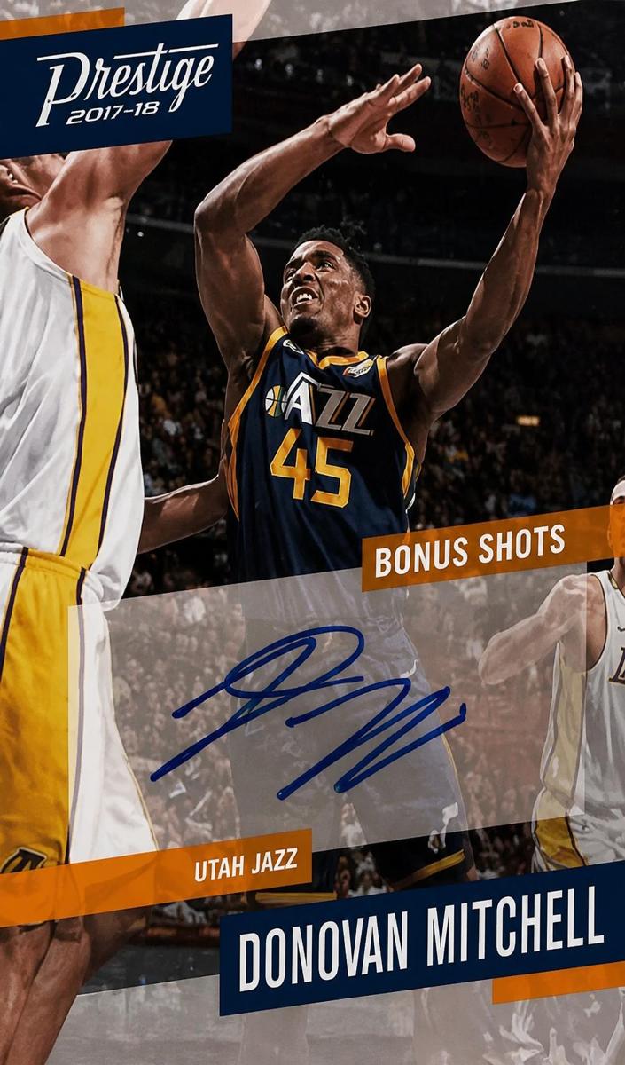 2017 Panini Prestige Basketball Donovan Mitchell #45