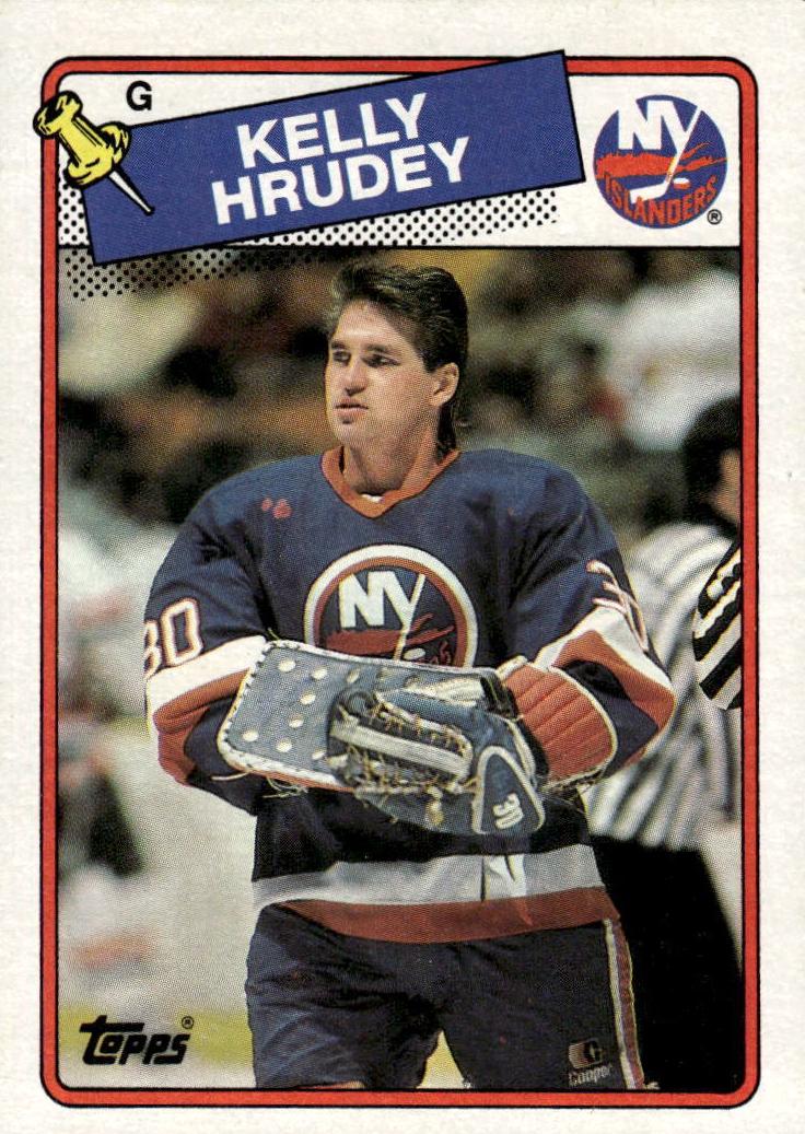 1988 Topps Hockey Kelly Hrudey #155 PSA 9