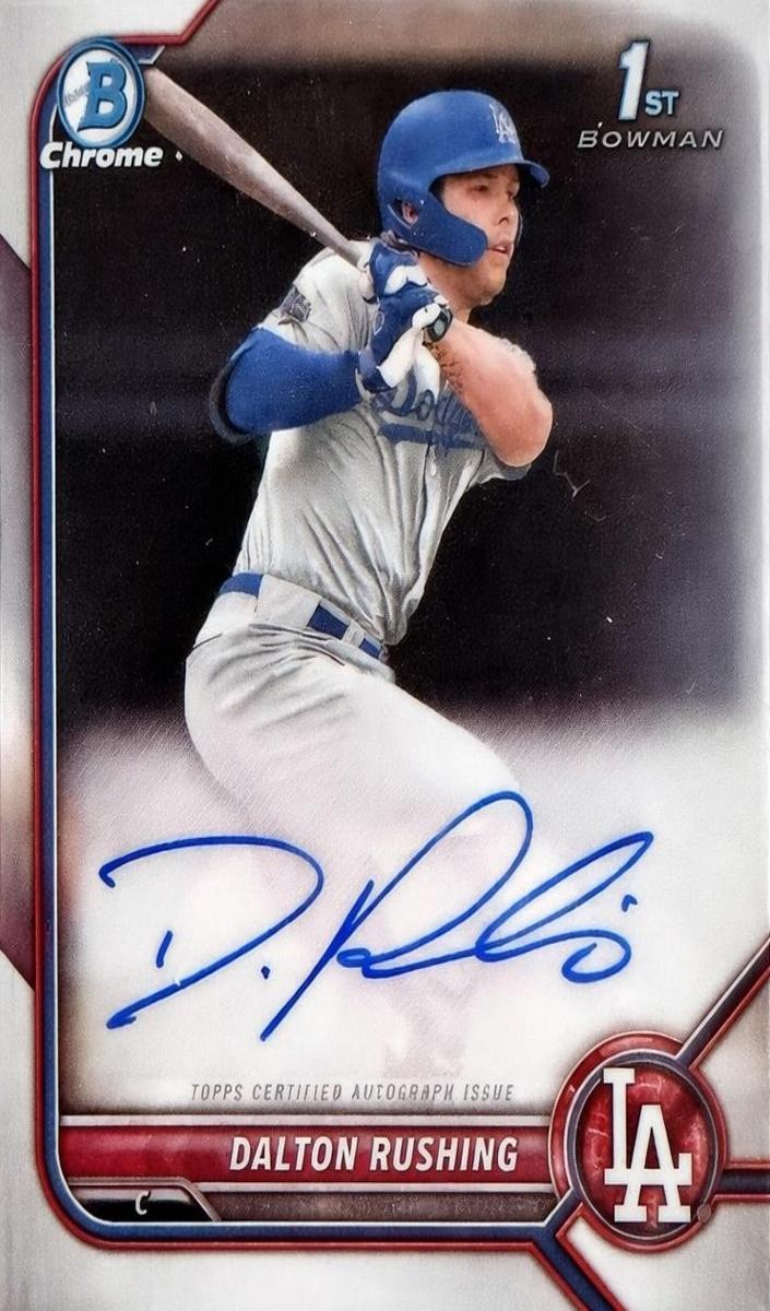 2022 Bowman Draft Baseball Dalton Rushing #CDA-DRG PSA 10
