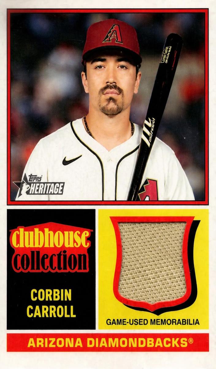 2025 Topps Heritage Baseball Corbin Carroll #CCR-CCA