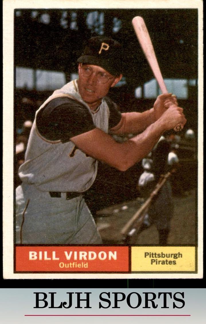 1961 Topps Baseball Bill Virdon #70 PSA 7