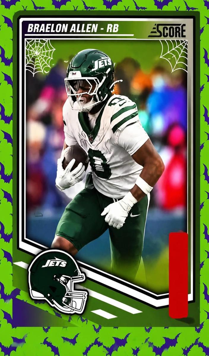 2025 Panini Score Football Bats Braelon Allen #273