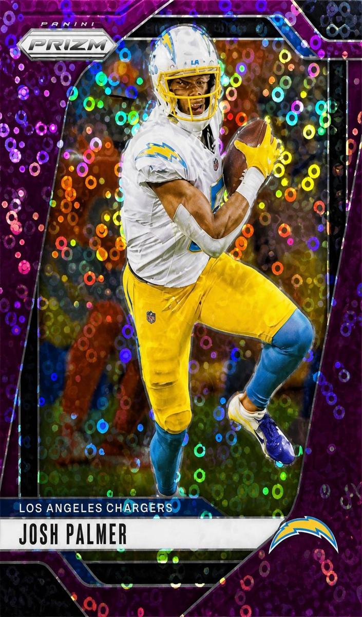 2024 Panini Prizm Football No Huddle Purple Josh Palmer #159