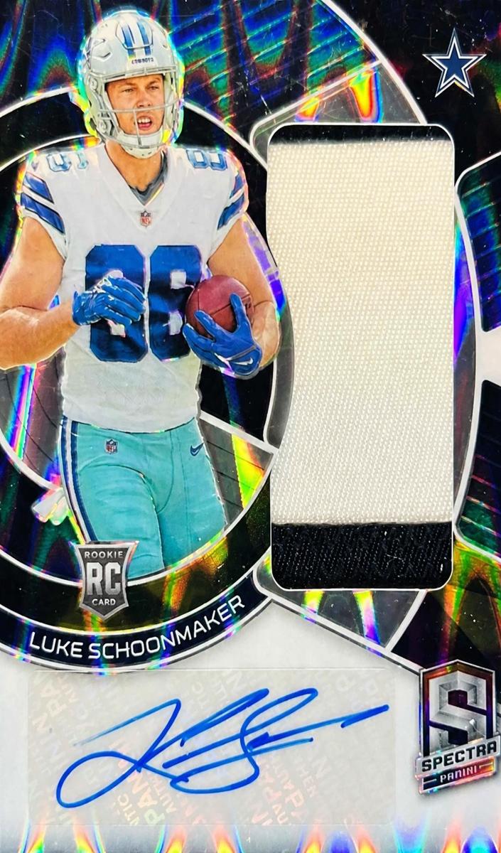 2023 Panini Spectra Football Supernova Luke Schoonmaker #RAD-LS