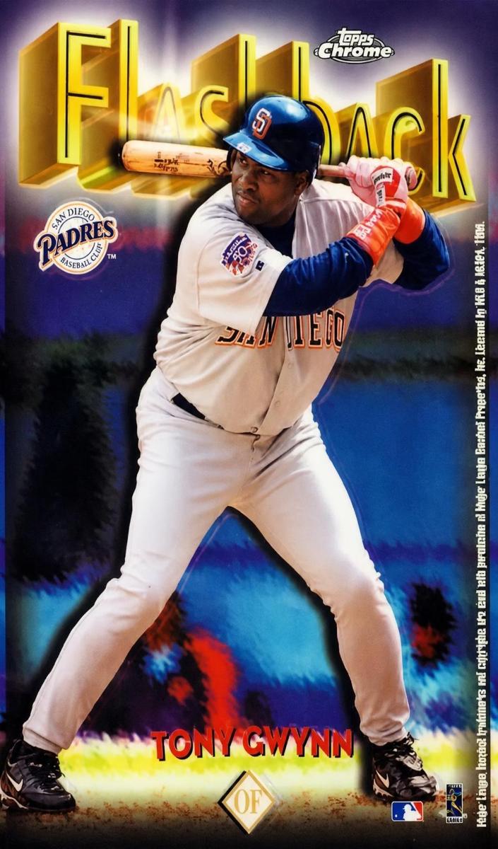 1998 Topps Chrome Baseball Refractor Tony Gwynn #FB6