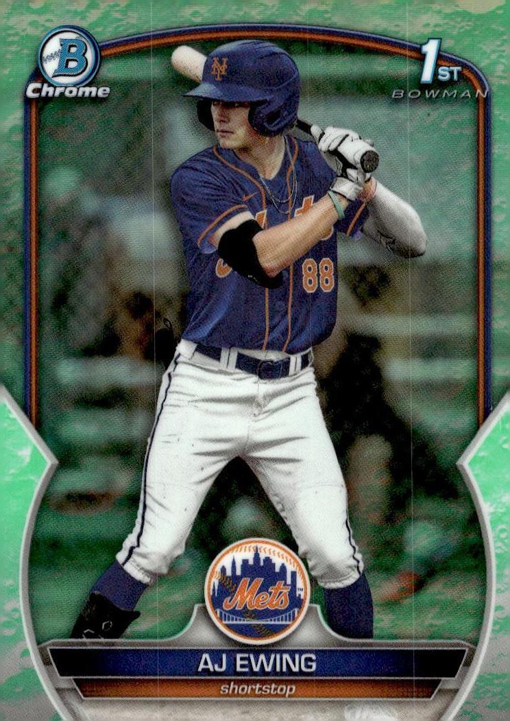 2023 Bowman Draft Chrome Baseball Sky Blue AJ Ewing #BDC-152