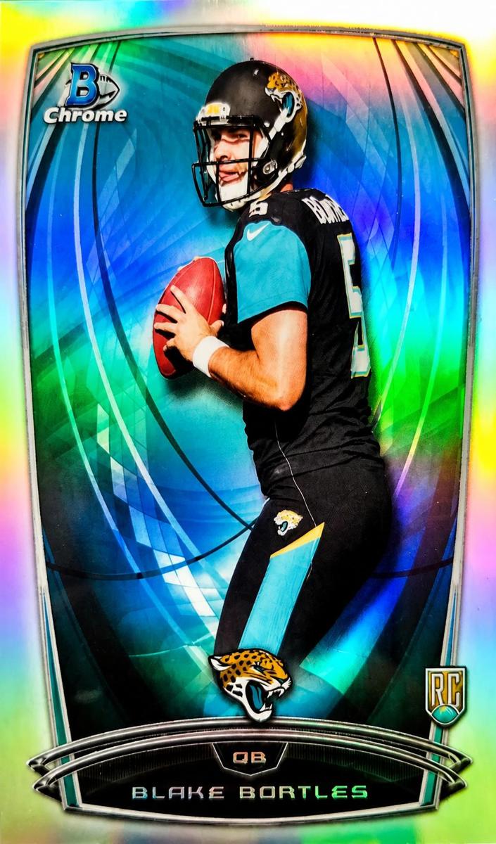 2014 Bowman Chrome Football Refractor Blake Bortles #195 PSA 10