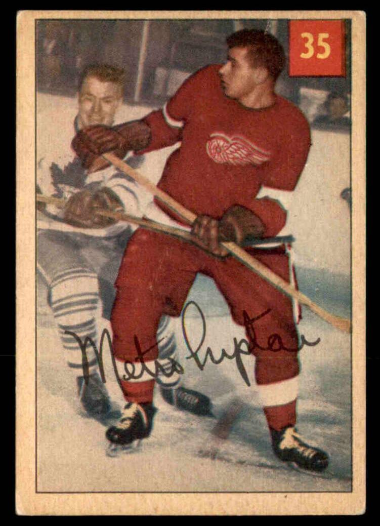1954 Parkhurst Hockey Metro Prystai #35 PSA 6
