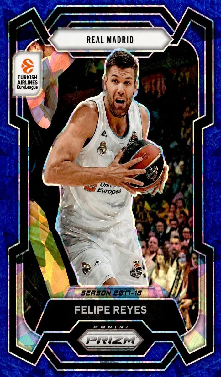 2023 Panini Prizm Turkish Airlines EuroLeague Basketball Blue Ice Felipe Reyes #51