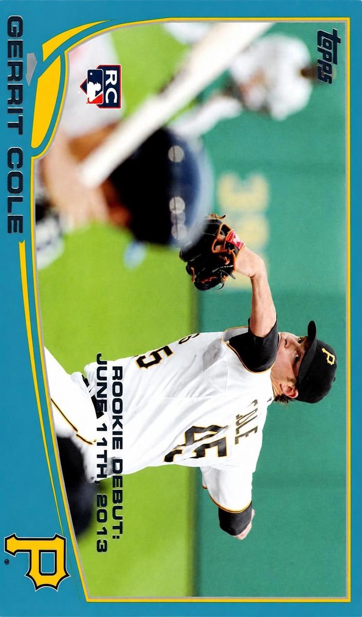 2013 Topps Update Baseball Blue Border Gerrit Cole #US265 PSA 9