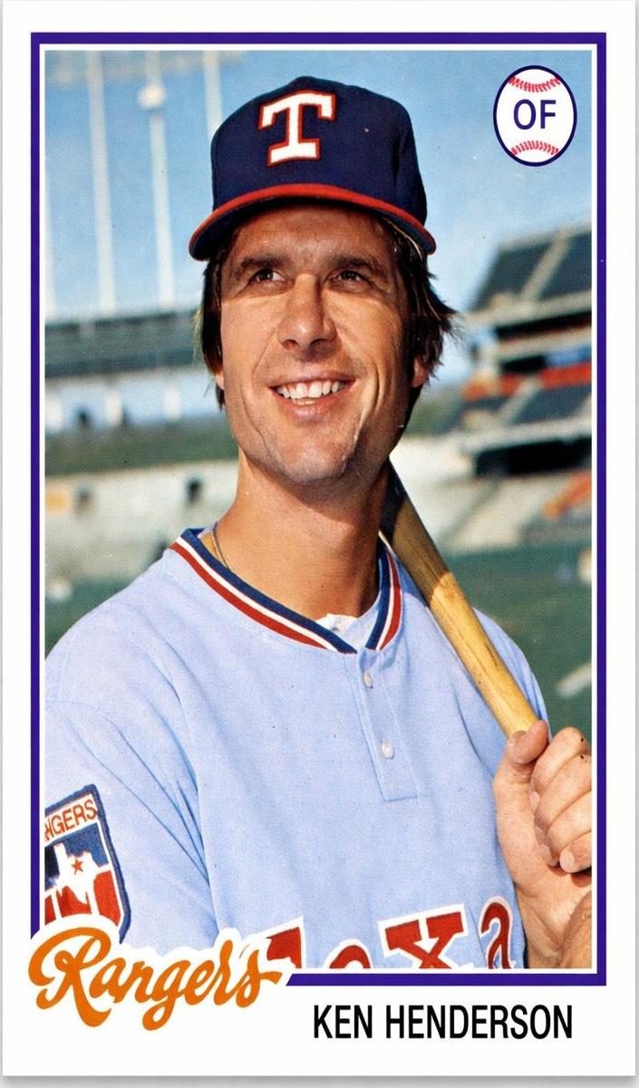 1978 Topps Baseball Ken Henderson #612 PSA 9