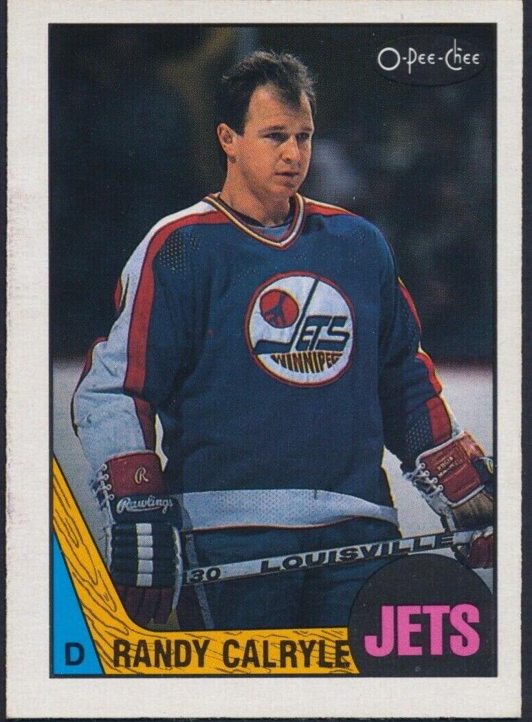 1987 O-Pee-Chee Hockey Randy Carlyle #9 PSA 9