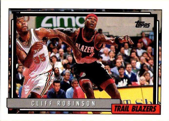 1992 Topps Basketball Cliff Robinson #94 PSA 9