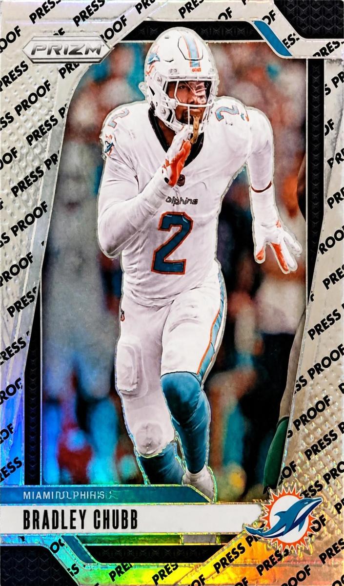2024 Panini Prizm Football Press Proof Bradley Chubb #181